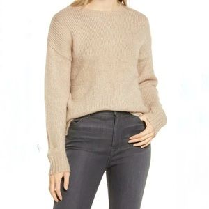 Women's Cotton Emporium Long Sleeve Crewneck Sweater, Size Small NEW